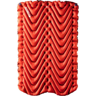 Надувной коврик Klymit Insulated Double V, оранжевый