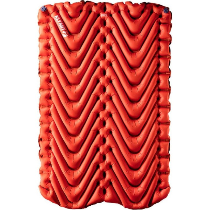 Двойной надувной коврик Klymit Insulated Double V, оранжевый