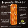 Надувной коврик KLYMIT INSULATED STATIC V LITE Оранжевый