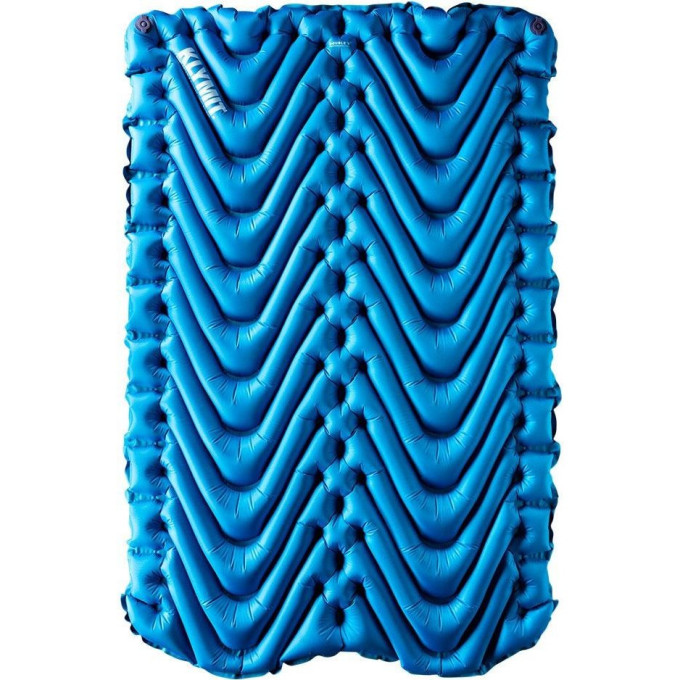 Надувной коврик KLYMIT STATIC V PAD DOUBLE BLUE Синий