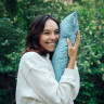 Подушка KLYMIT COAST TRAVEL PILLOW голубая